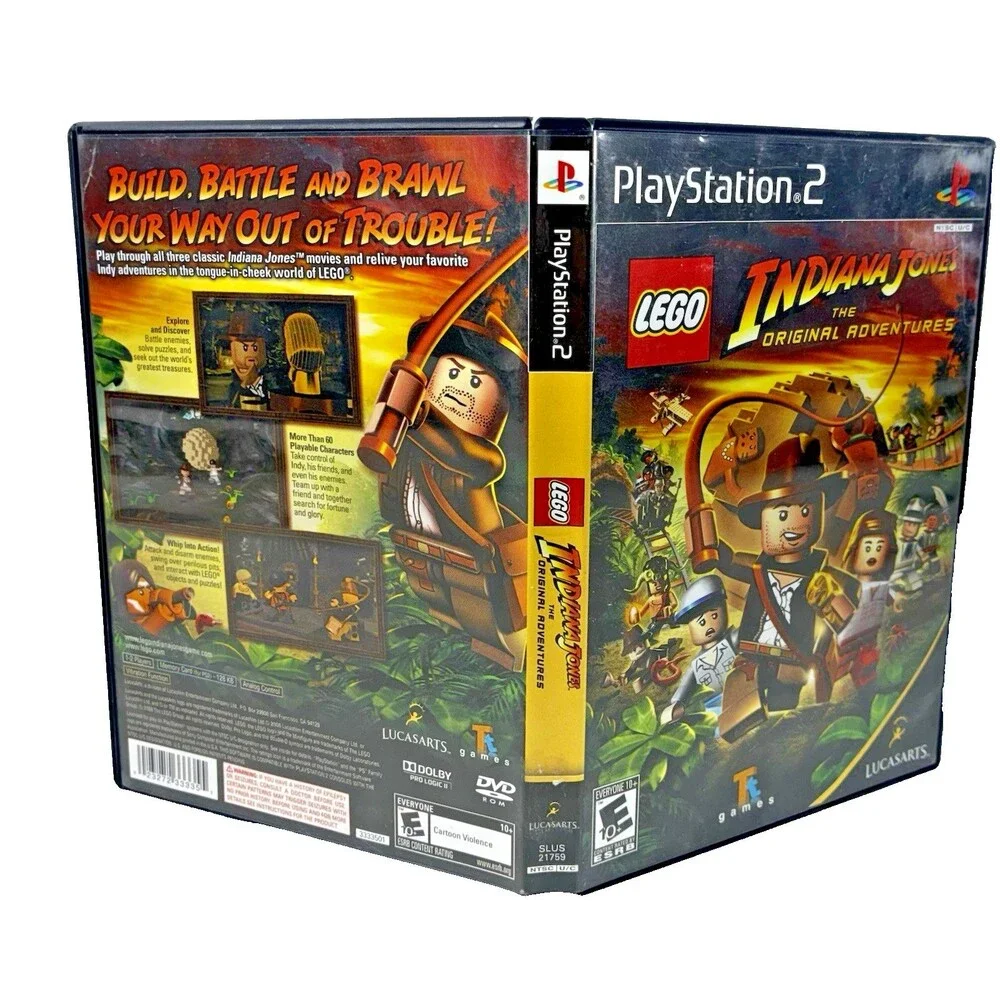 LEGO Indiana Jones The Original Adventures Sony Playstation 2 Complete Tested